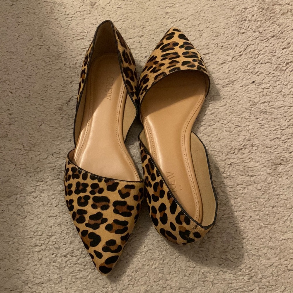 J. Crew Cheetah Design Flats